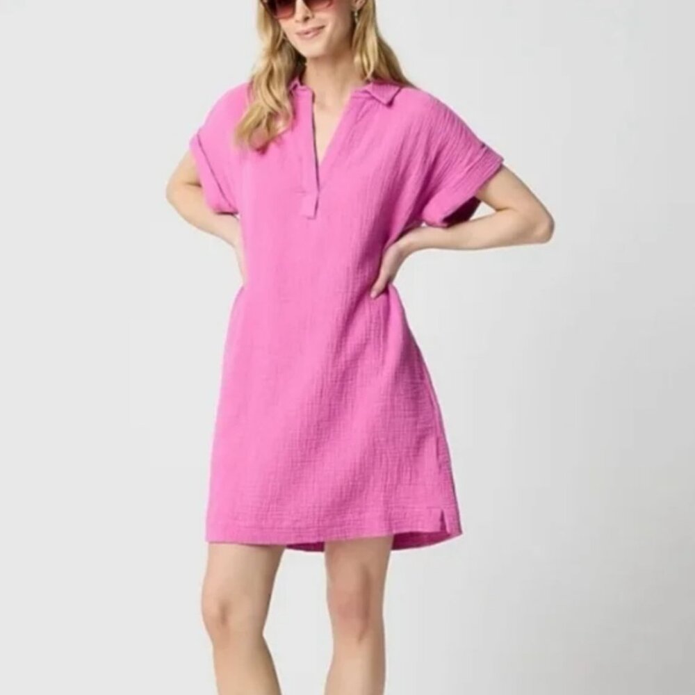 J.Crew Guaze Popover Dress